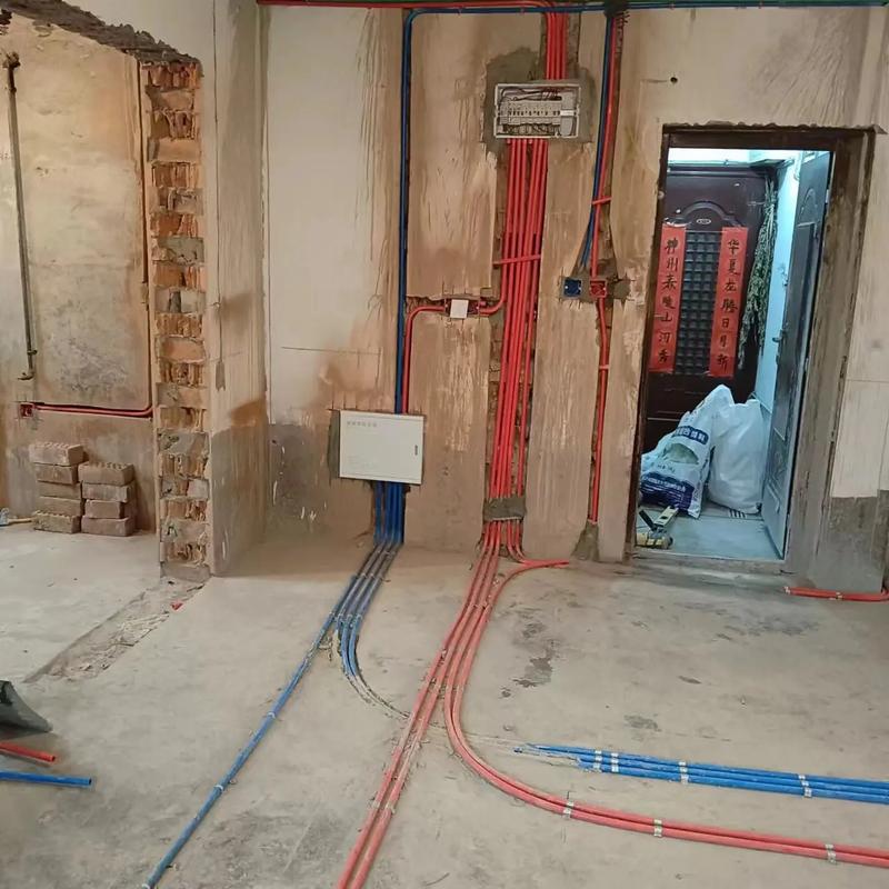 夢丹苑兩房一廳水電隱蔽工程全記錄 細節才是保障安全的關鍵